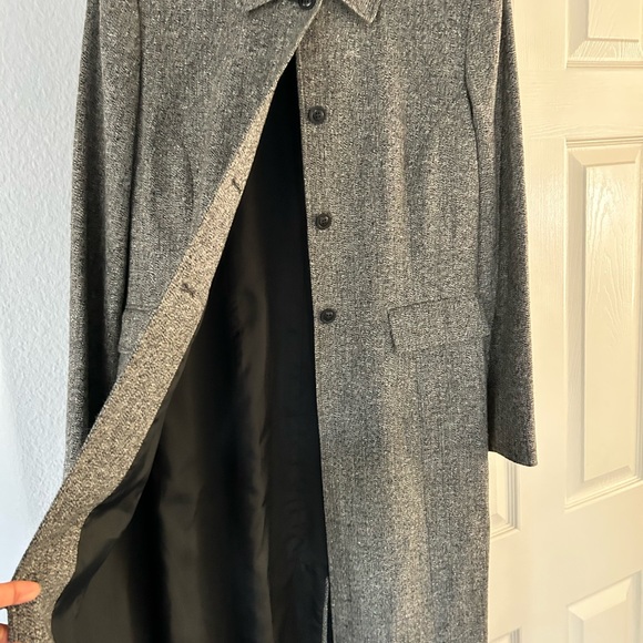 Preview Collection Charcoal Wool Blend Coat - Picture 3 of 4
